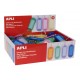 APLI 17134 etiqueta de impresora Azul, Verde, Lila, Naranja, Rojo, Amarillo